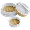 Betty Bossi Burger Pressa per Hamburger, Plastica, Grigio, Beige