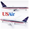 InFlight 200 InFlight 1/200 B modelli B7621123P, Boeing 767-200ER US Air N648US lucidato