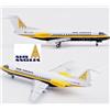 InFlight 200 InFlight 1/200 IFF28AQ1120, Fokker F28-4000 Fellowship Air Anglia G-JCWW