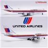 JC Wings 1/400 XX40088A Boeing 747-400 United "Saul Bass" Flaps Down