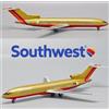 JC Wings 1/200 XX2391 Boeing 727-200 Southwest Airlines "Desert Gold" N566PE