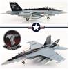 Hobby Master 1/72 HA5157 EA-18G Growler USN VAQ-141 Shadowhawks USS R. Reagan