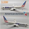 InFlight 200 In volo 1/200 IF738AA0224 American Airlines Boeing 737-800 Oneworld