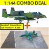 Hobby Master 1/144 OFFERTA COMBINATA - Basekraft Ground Base + S14 A-10C Thunderbolt II "P...