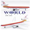 InFlight 200 InFlight 1/200 IF103WA1123P, McDonnell Douglas DC10-30CF World Airways lucido