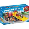PLAYMOBIL City Life 70199, Carro attrezzi con moto, Dai 4 anni