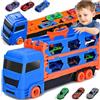 TOPLIVING Giocattoli per bambini di età compresa tra 2, 3, 4, 5 e 6 anni, regali per ragazzo: 65 pollici pista per ragazzi, giocattoli per auto in pressofusione, set di giocattoli per auto per bambini