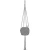 Lechuza - Accessori per Sospensione macramè Cotton Pure 120 cm Grigio in Cotone, 13898