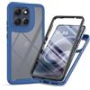 RonRun Cover Motorola Moto g86 5G, Antiurto 360 Gradi Full Case con Protezione per Schermo Incorporata, Trasparente Rugged TPU Bumper Doppia Protettiva Case blu
