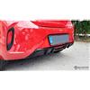 Motordrome Paraurti posteriore (Diffusore) compatibile con Opel Corsa F GS-Line 2019- (con scarico singolo) (ABS)