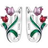 MISEFF Orecchini da donna in argento Sterling ipoallergenici, orecchini a cerchio in argento 925, minimalisti, per l'uso quotidiano da donna, Taglia unica, Argento sterling, Zirconia cubica