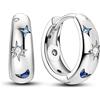 Parmuz Orecchini a Cerchio in Argento Sterling 925 per Donne Snack Piccoli Huggie Vari Orecchini Alla Moda Gioielli per Feste di Compleanno Regalo di Natale