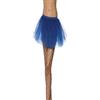 SMIFFYS Tutu sottogonna, blu 4 strati, 30cm di lunghezza Halloween