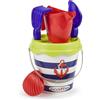 Ecoiffier 230 Seaside Kit Secchiello e Attrezzi 16 cm Naval Theme