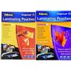 Fellowes 5307407 Pouches di Plastificazione, Formato A4, 125 Micron, Confezione da 100 Pezzi + Fellowes 5306114 Pouches Di Plastificazione, Formato A4, 80 Micron, Confezione da 100 Pezzi