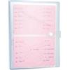 YOAVIP 4 x 6 schede indice in plastica trasparente organizzatore buste libro raccoglitore 40 pagine contenere 160 carte 4 pezzi