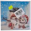 Susy Card 11427671 biglietto d' auguri di Natale, effetto 3d, motivo: Mylo Snowman