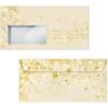 SIGEL DU245 Buste natalizie, motivo: Christmas Glow, DL (110x220 mm), 50 pezzi