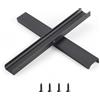 sunlithor Maniglie per armadi da cucina, colore nero, per mobili, cucina, cassetti, vintage, confezione da 10 pezzi, 254 mm, BA 300 mm, lunghezza