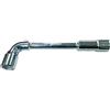 GOLDTOOLS Chiave per tubi aperta, 17 mm, 6 lati x 6 punti, testa angolata a 90°, in acciaio al cromo vanadio (17 mm)