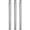 QUARKZMAN 3pz H5,5 Chiavi a Brugola per Punte da Trapano 5,5mm Punte Metriche Piane 1/4 Attacco Esagonale 100mm (4) Punta Cacciavite Esagonali Magnetico Lungo Industriale per Viti