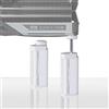 EZDIY-FAB Staffa di Supporto per GPU, Supporto per Scheda Grafica, Supporto per GPU Regolabile in Altezza, Supporto per Scheda Video in Alluminio - Bianco