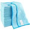 IDEA HOME Panni Microfibra 24 Pezzi - Panni per la Pulizia 30x30cm - Panni per la Polvere - Riutilizzabile Panni Multiuso per Casa, Cucina - Blu