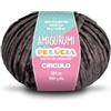 CÍRCULO Circulo - Amigurumi Pelucia Filato di ciniglia velluto speciale per amigurumi e coperte, 139 m, pettinato (8990 - nero)