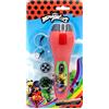 Joy Toy Joytoy 21736 - Miraculous torcia con proiezione con 4 motivi diversi blisterato 13x5,5x25 cm