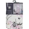 COTON D'INTERIEUR Cotone di interno Ashley Tenda a occhielli, Cotone, Rose, 140 x 280 cm