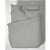 Bianca Cotton Soft Bianca Plain Dyed Cotton Percale Dark Grey 200TC Flat Sheet 210 x 280 cm