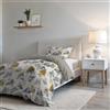 Italian Bed Linen Set Copripiumino Microfibra Fashion, Lavorato in Italia - Parure Copri Piumino - Sacco Piumone 200x200 cm con Patella e federa Cuscino, Piazza e Mezza, Urban Giallo