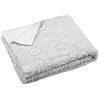 Stof LOVELY CASA Mummy Plaid 130 x 160 cm Poliestere Grigio 130 x 160 cm