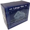 FDL Eiszapfen Lichtervorhang FDL 47861 - Tenda di luci con effetto stalattiti, con 320 LED, effetto intermittente, colore bianco freddo, cavo bianco, altezza ghiaccioli: 27 cm e 45 cm, lunghezza: 16 m