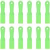 sourcing map 12 raschietti per stucco da 3,8 cm, in plastica flessibile, usa e getta, strumento per la pulizia della vernice, per spackling, rattoppatura e riparazione della pittura, verde