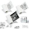 PRT S1 3 rotoli di carta termica mini - Adesivi autoadesivi stampabili senza BPA per bambini, 57 x 25 mm di carta adesiva per piccole stampanti termiche, compatibili con la maggior parte delle mini