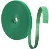 AMSGANK Fascette per Piante da Giardino, 30m Fascette per Piante Riutilizzabile in Nylon Nastro di Fissaggio per Piante Rampicanti, Pomodori, Viti, Arbusti e Fiori (Verde)