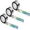 Granmagazz 3 Rotoli Nastro Repellente Antiuccelli Riflettente,Uccello Nastro Repellente,Nastro Repellente Olografico Riflettente, Protezione Completa per Balcone, Giardini, Orti e Frutteti