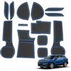 BSTW Tappetini Antiscivolo per Suzuki S-Cross III 2021 2022 2023 2024 2025 2026, Suzuki S Cross Hybrid 4x4 Tappetini in Gomma per Console, Portabicchieri, Vani Portaoggetti delle Portiere (Blu)
