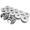ckpsms Marca - # 9033A 10PCS+BC-PF9076-NBL 2PCS Spoline e Custodia della spolina Compatibile con/Sostituzione per Marchio PFAFF Marca 138 238 335 437 1212 2022 6120 7560 CONSEW Marca 277R