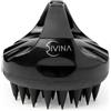 DIVINA BLK ReViver DIVINA BLK spazzola massaggiante esfoliante rivitalizzante in morbido silicone per capelli Mossi e Ricci