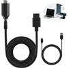 JinRuiCPeng Cavo Adattatore per Console Di Gioco, Cavo Adattatore Da HDMI a Mini HDMI, Per N64 E Altre Console, Plug-and-Play, Con Cavo Di Alimentazione, Per TV E Monitor, Adatto per Console Di Gioco Più Vecchie