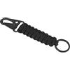 PATIKIL Paracorda Portachiavi, Intrecciato Cordino Chiave Clip Pelle Cintura Sopravvivenza Portachiavi per Chiavi, Uomini, Donne, Neri