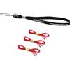 Powerball Set di 3 corde di ricambio rosse, per modelli Basic e Lightning, l'originale di Kernpower