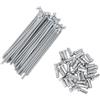 Hihaha Set di 36 Raggi per Bicicletta 13G, Raggi per Ruota Bici, Acciaio Zincato Color Argento 85mm
