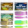 VEYCVLA Fishing - Pesce di gomma per luccioperca, 12 cm, 12 pezzi, esca in gomma, per pesca e lucioperca