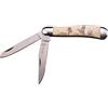 Elk Ridge Coltello Tascabile Hunter Effetto Manico, Lunghezza Chiusa cm: 10,16 osseo, elkr -1110