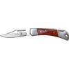 Elk Ridge Coltello Tascabile Hunter Marrone Manico in Legno di Pakka, Lunghezza Chiusa cm: 8,89, elkr Flash 1060