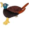 PetLove Hunt n Squeak, fagiano, giocattolo di peluche per cani con squittio in gomma naturale biodegradabile e suono di carta stropicciata, realizzato con materiali sicuri e non tossici,