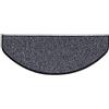 andiamo Tappetino per gradini Bob, Effetto Melange, Trapuntato, 2 Pezzi Antracite Molto Resistente, Ploipropilene, Stufenmatte 2er Set